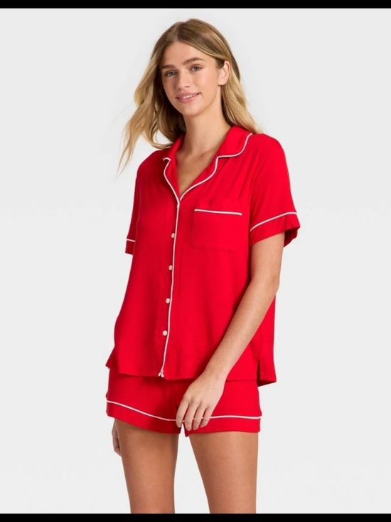 Auden Other - Women's Red Auden Shorts PJ Set M - NWT